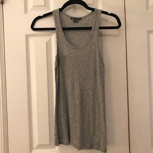 Vince. Ribbed Grey Tank Top - L